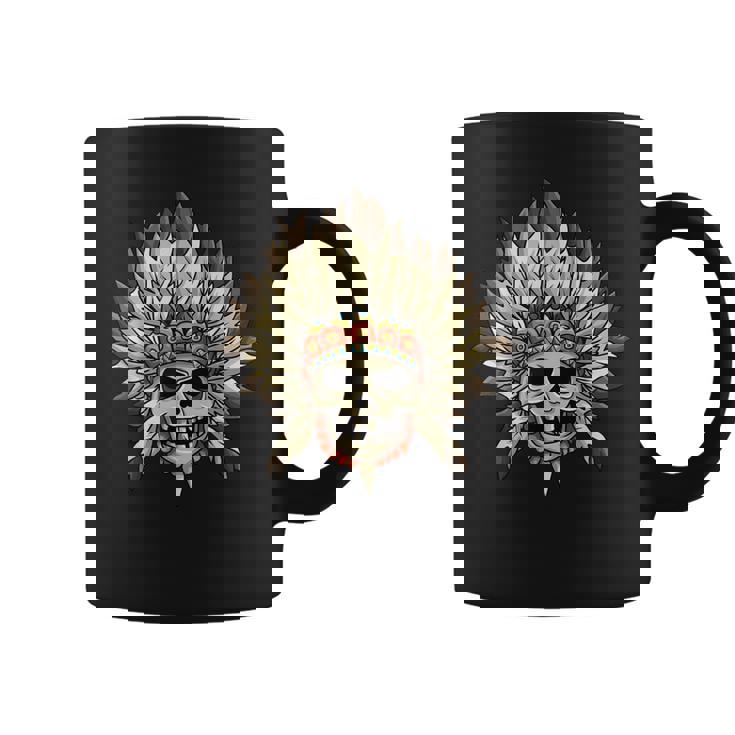 Calavera Infantil Indio Infantil Taza de café