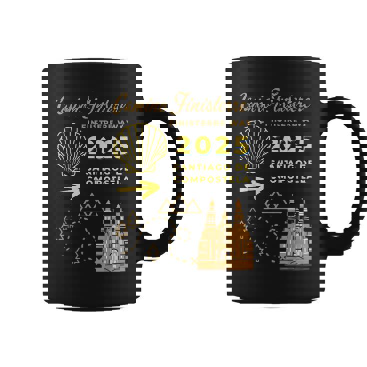 Camino Finisterre 2025 Santiago De Compostela Taza de café