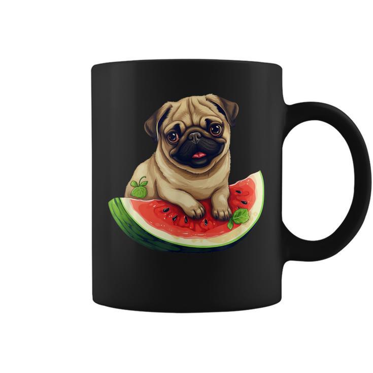 Carlin Rouge Pastèque Fruits D'été Canine Tasse