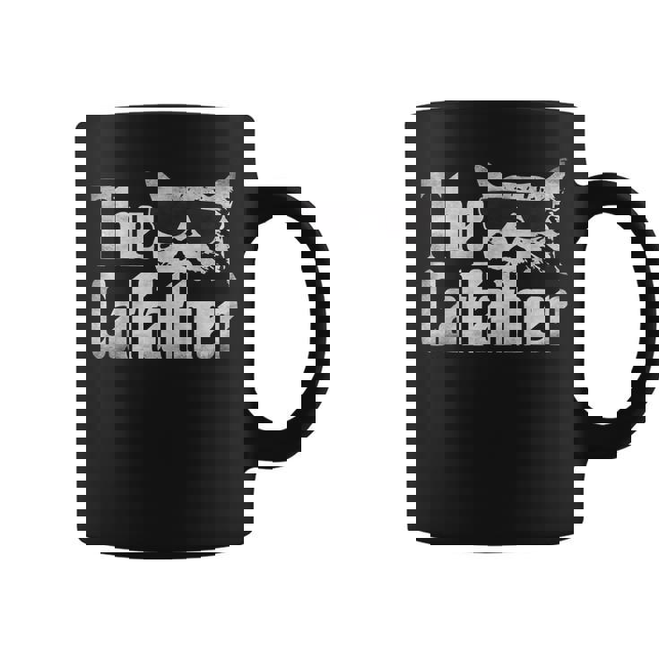 The Catfather Cat Dad Fathers Day Vintage Father's Day Coffee Mug