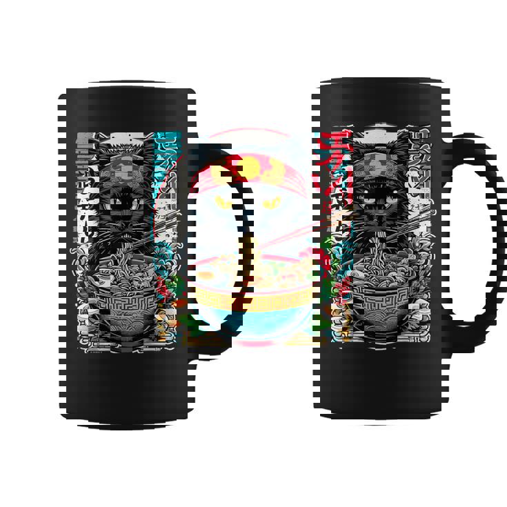 Cats Ramen Noodle Japanese Anime Kawaii Cat Coffee Mug