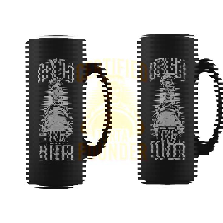 Certified Torta Pounder Quote Retro Latino Mexican Graphic Print Coffee Mug