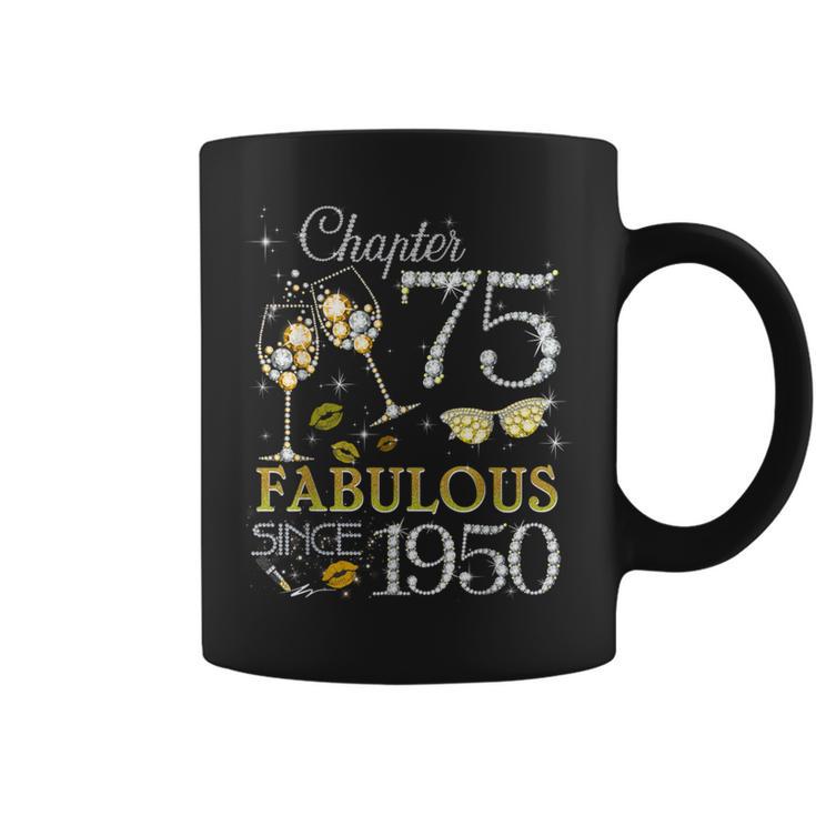 Chapter 75 Fabulous Since 1950 75Th Birthday Queen Taza de café