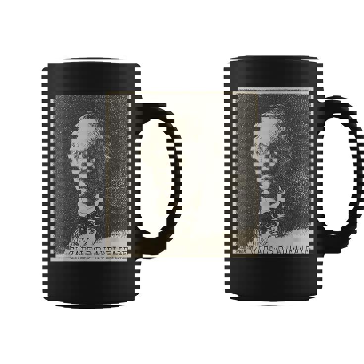 Charles Baudelaire Retrato Poeta Francés Taza de café