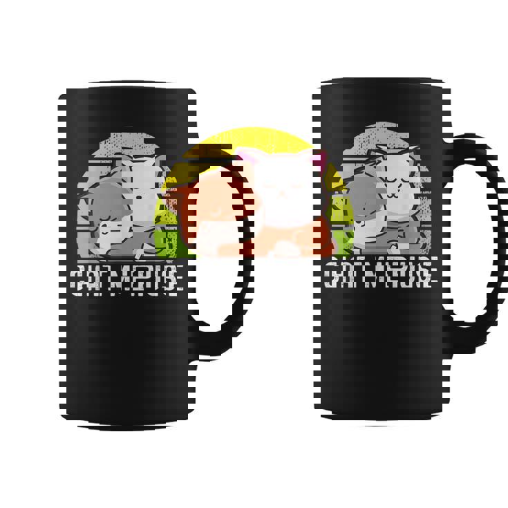 Chat M'épuise Chat Mignon Humour Chat Drôle Tasse