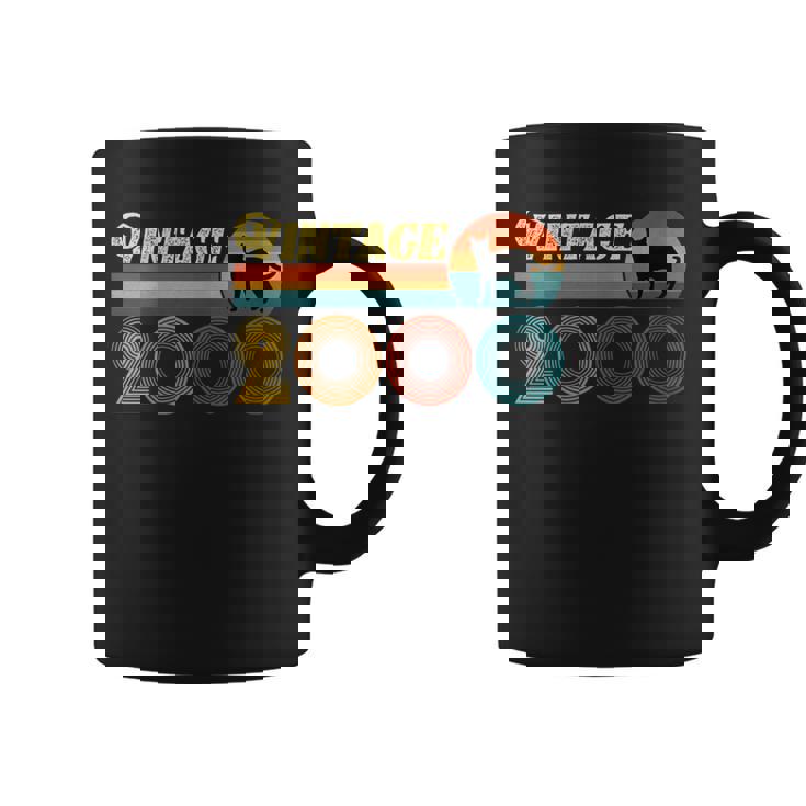 Chemiseintage Humoristique En Forme De Chat Cadeau D'anniversaire 2000 Pour Homme Et 22 Ans Tasse