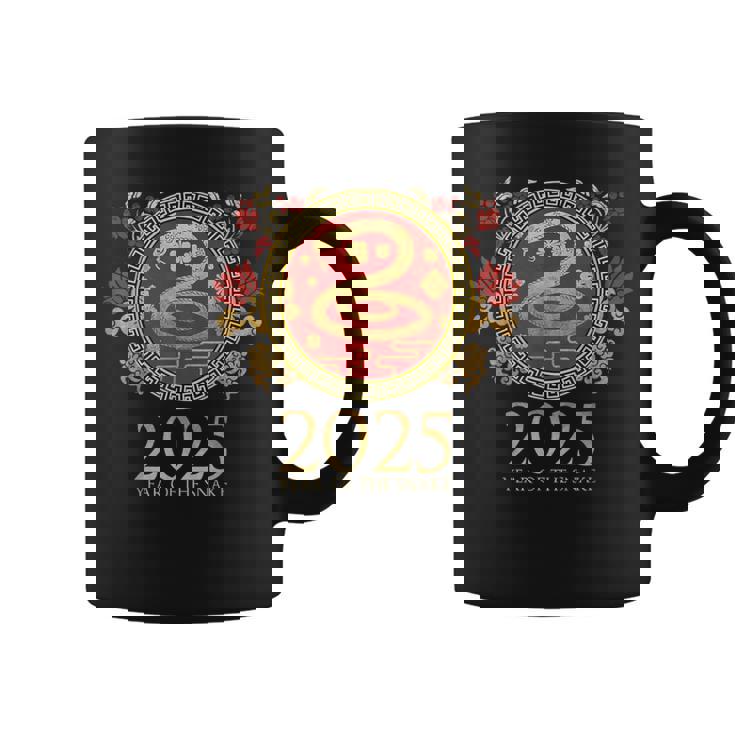 Chinese New Year Of The Snake 2025 Dragon Lunar Zodiac Coffee Mug