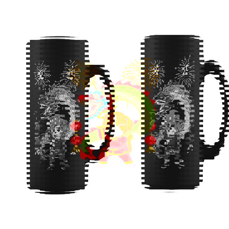 Chinese New Year Zodiac Animals Year Of The Dog Chinese Lunar New Year Dog Graphic Print Coffee Mug