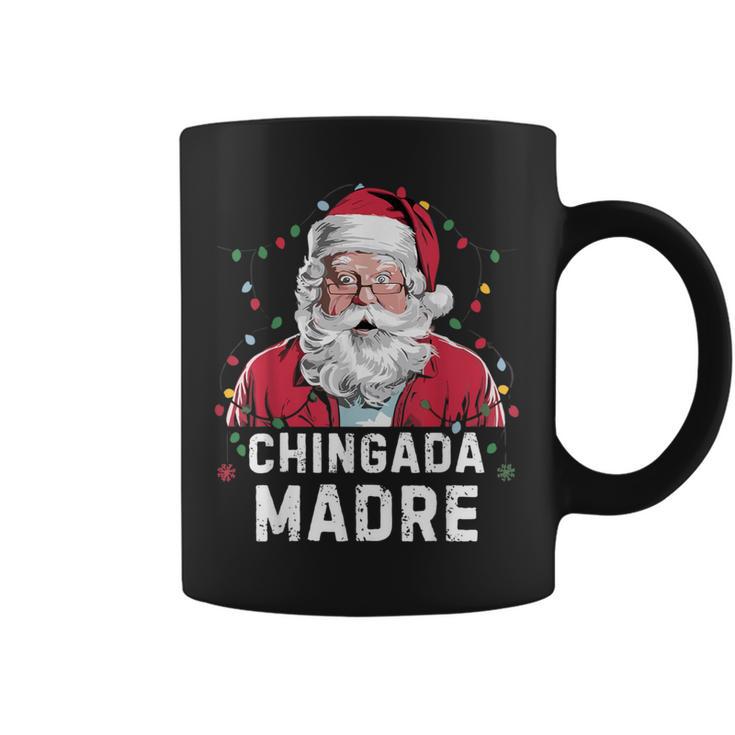 Chingada Madre Mexican Christmas Pajamas Hispanic Xmas Graphic Print Coffee Mug