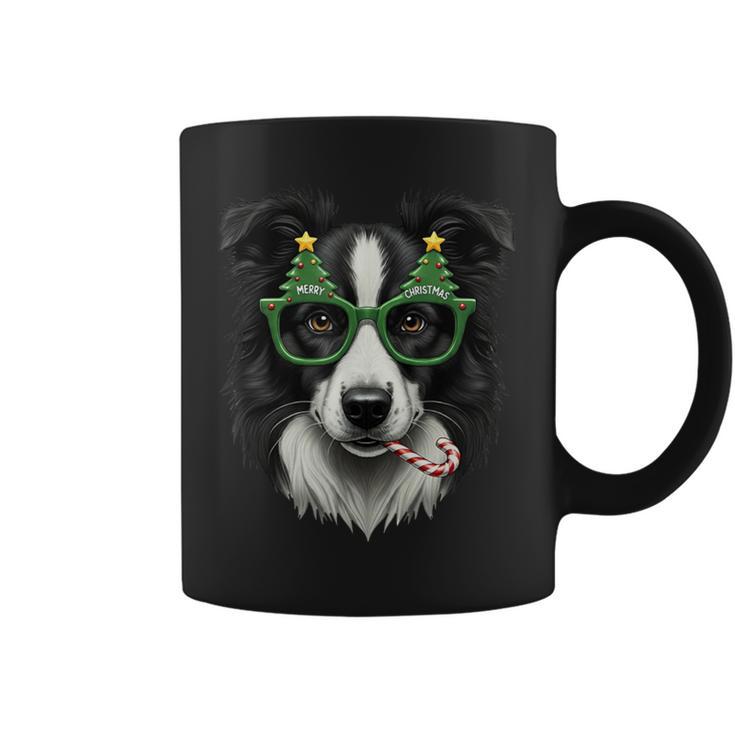 Christmas Tree Sunglasses Border Collie Christmas Women Tassen