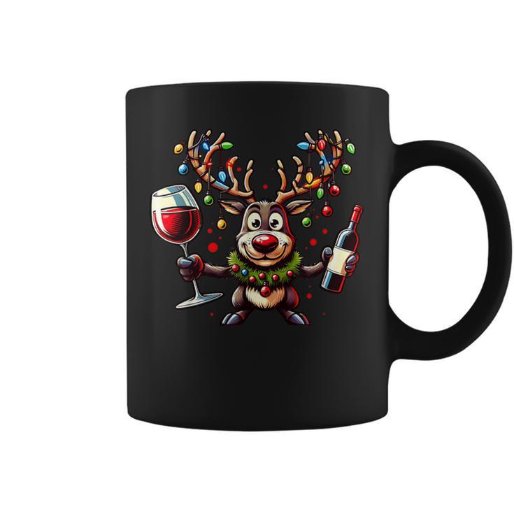 Christmas Wine Lovers Xmas Christmas Reindeer Tassen