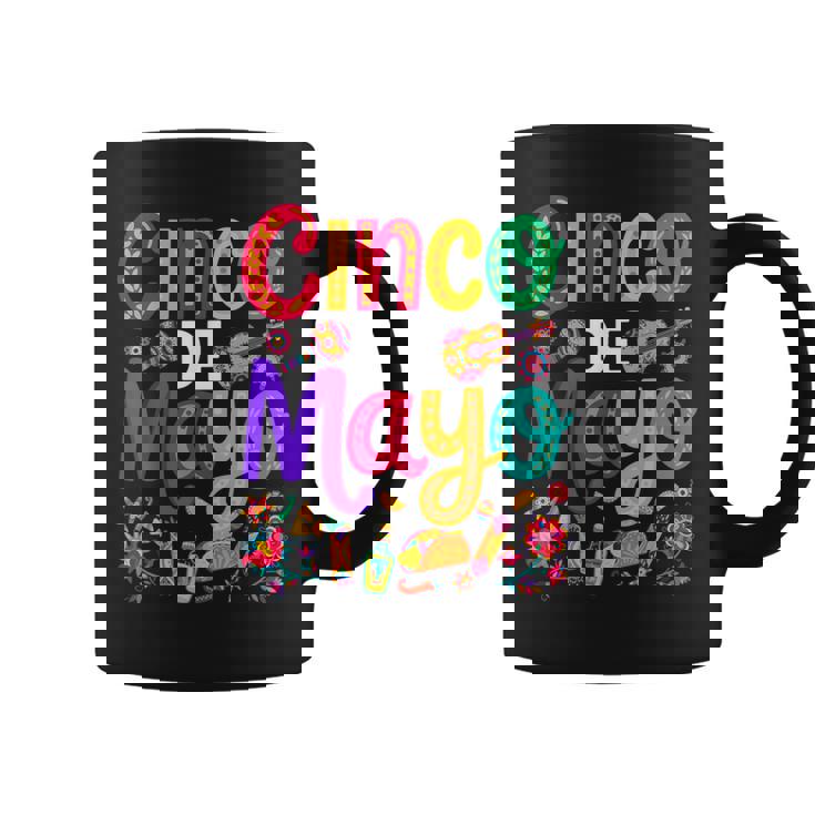 Cinco De Mayo Mexican Taco 5 De Mayo Lets Fiesta Party Coffee Mug