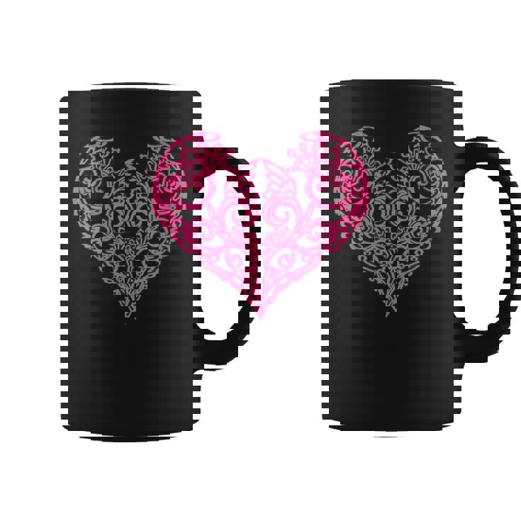 Cœur Tourbillon Rose Tasse