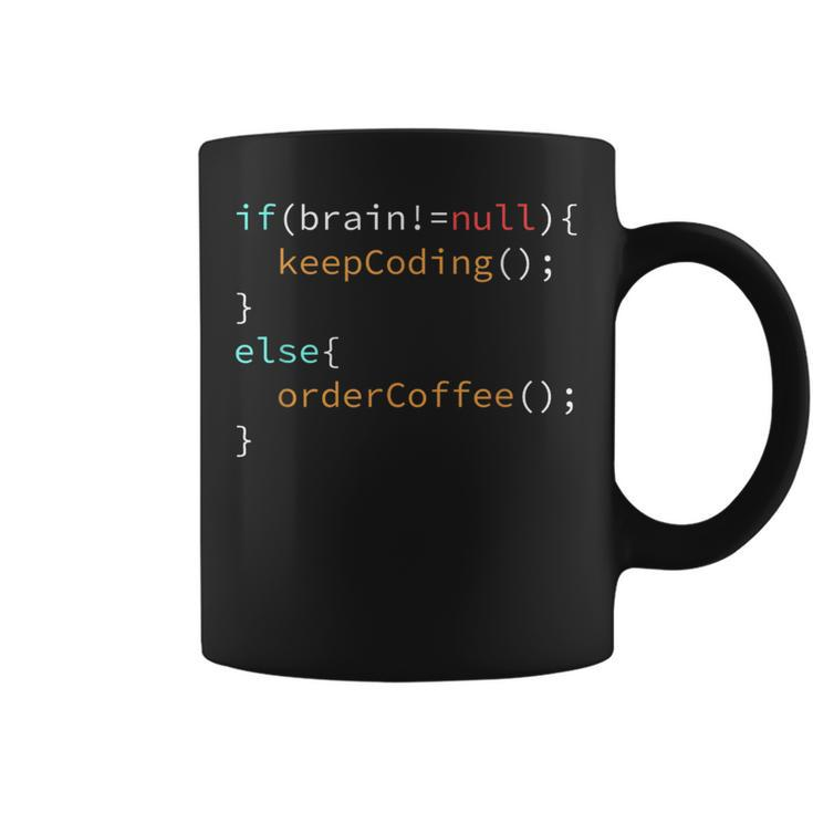 Coffee Software Developer Programmer Coder Coffee Drinker Tassen