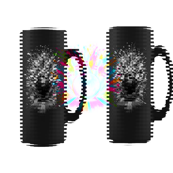 Colorful Bowling Game Day Bowling Cute Vibrant Color Coffee Mug