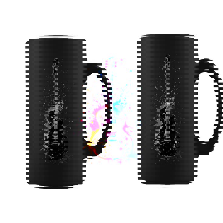 Colorful Guitarist Guitar Music Lover Coffee Mug
