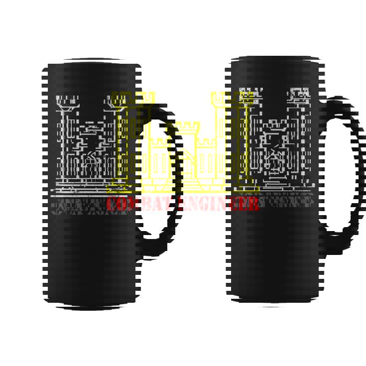 Combat Engineer Veteran Shirt For Men Military Patriotic Graphic Print Coffee Mug