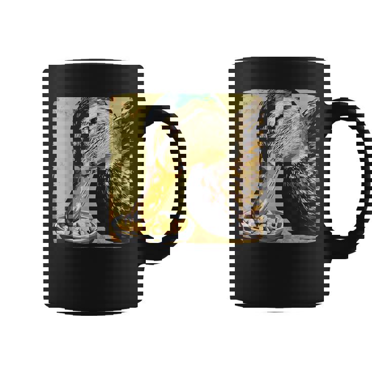 Cool Eating Duck Costume For Park And Feeding Ducks Lovers Graphic Print Coffee Mug