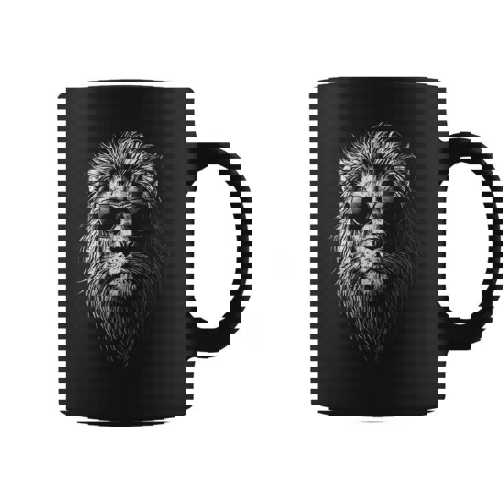 Cool Lion With Sunglasses Graphic For All Ages Coffee Mug