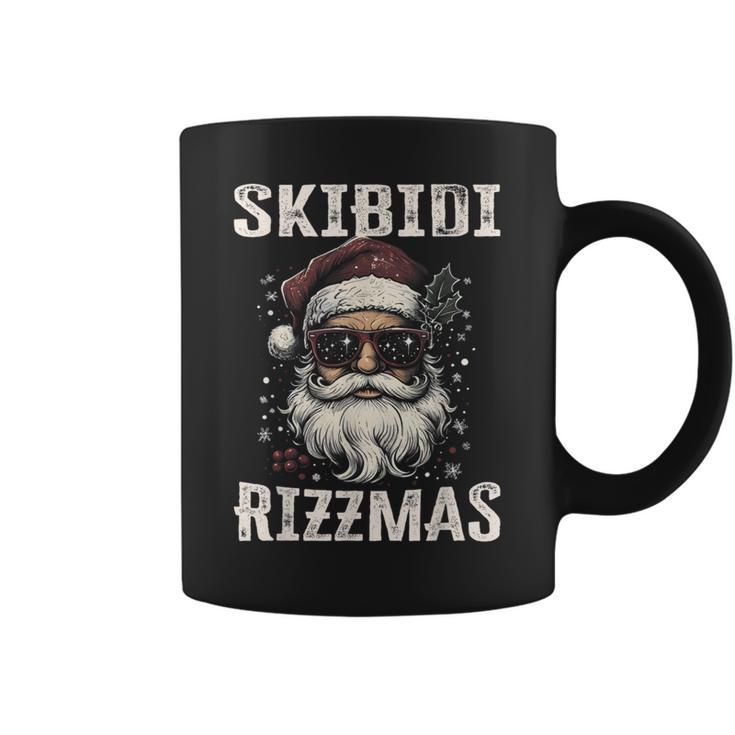 Cool Santa Claus With Sunglasses Skibidi Rizzmas Tassen