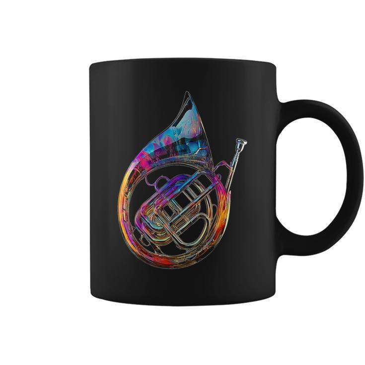 Cor Français Instrument De Musique Illustration Graphique Cor Français Tasse