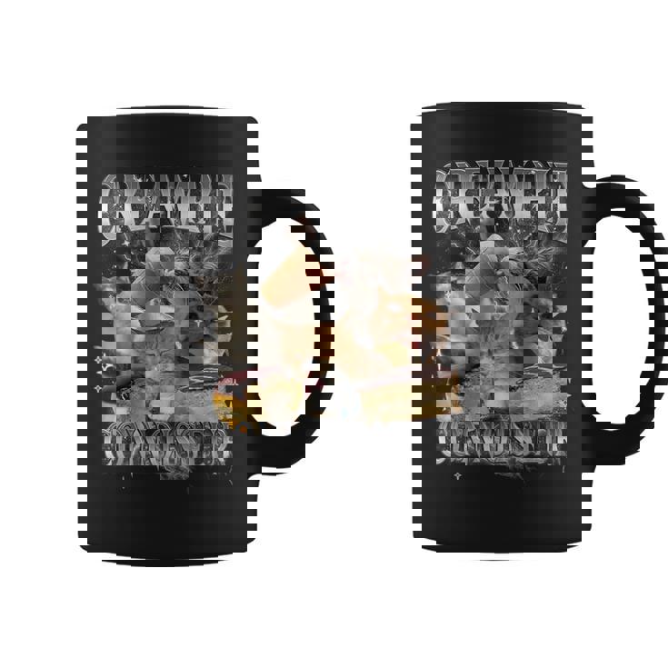 Creampie Connoisseur Raunchy Cat Meme Adult Humor Coffee Mug