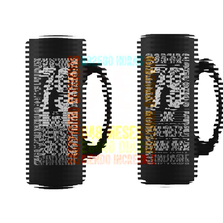 Cumpleaños Feliz 79 Años Feliz 79 Años Regalos Originales Taza de café