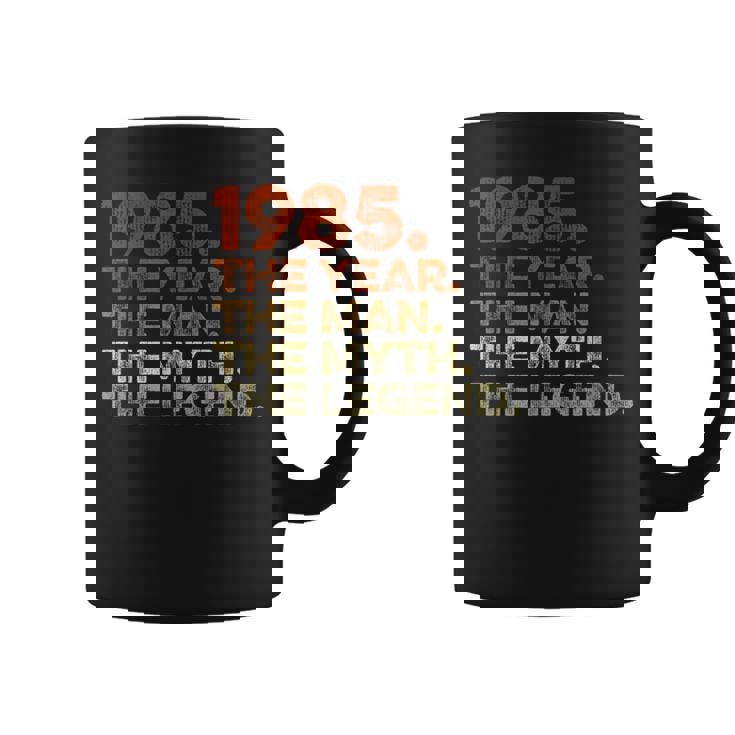Cumpleaños Regalo Cosechaintage 1985 Year Man Myth Legend Taza de café