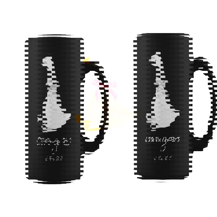 Cute Coquette Bow Mama Goose Est 2025 Coffee Mug