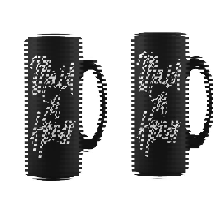 Cute Wedding Bridal Party For Bridesmaid Maid Of Honor Tank Top Graphic Print Coffee Mug