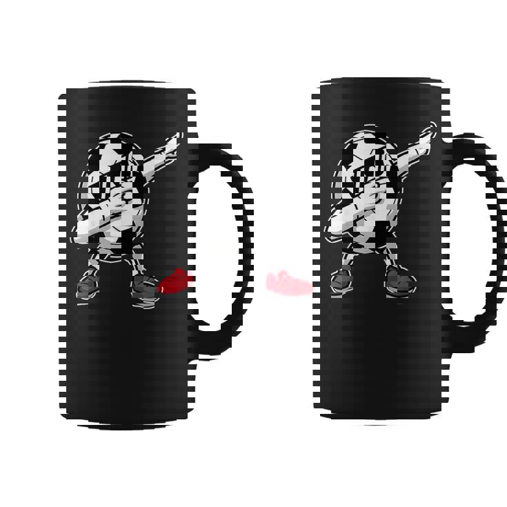 Dabbing Soccer Ball For Kids Teen Boys Dab Dance Boy Soccer Graphic Print Coffee Mug