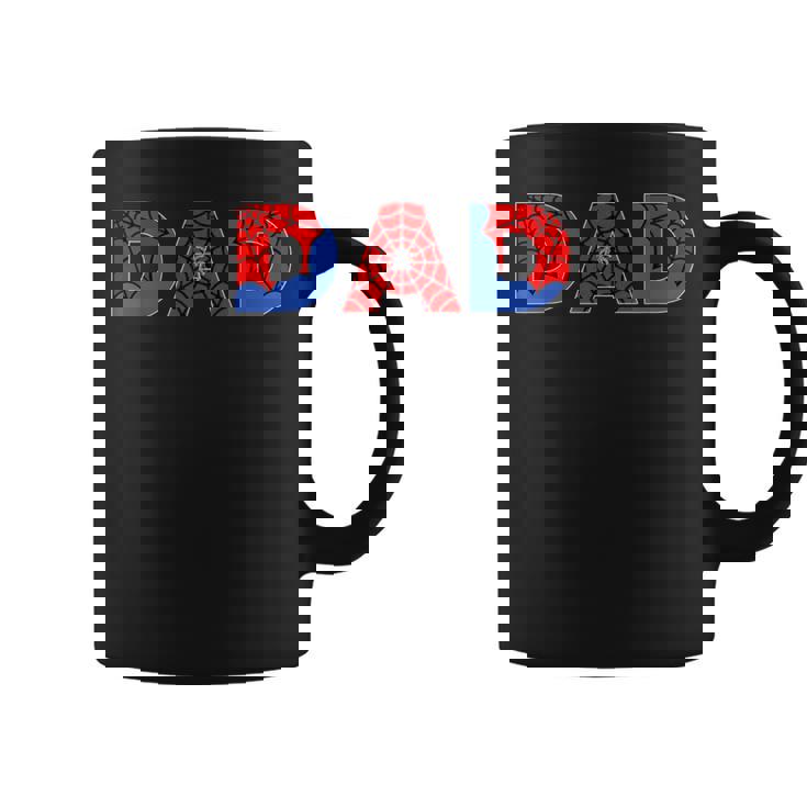 Dad Birthday Boy Spider Family Party Decorations Coffee Mug