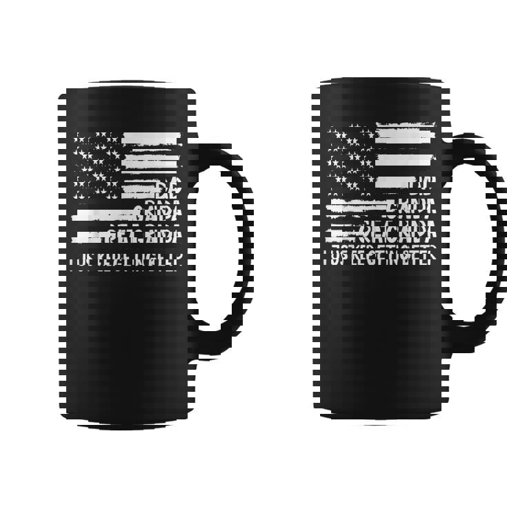 Dad Grandpa Great Grandpa Fathers Day For Best Grandpa Coffee Mug