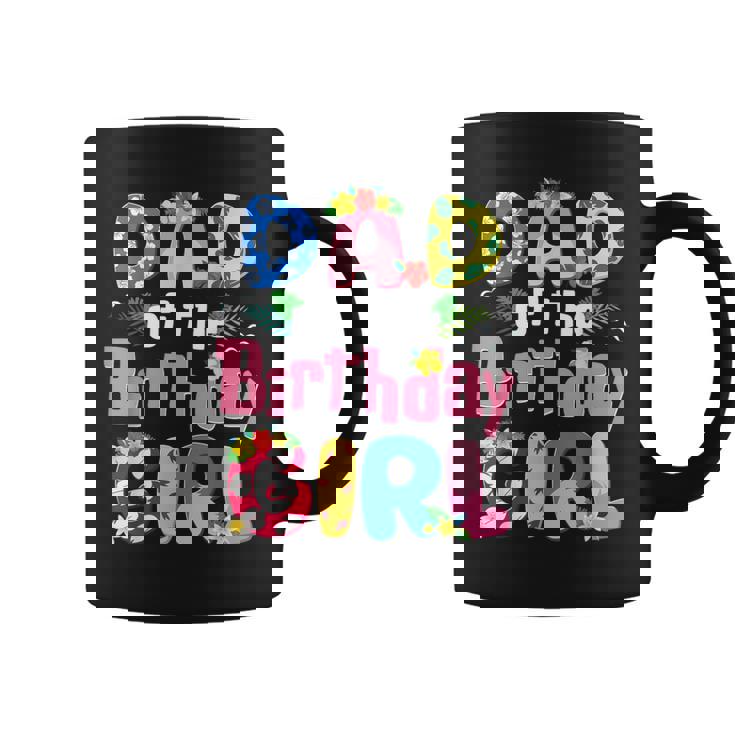Dad And Mom Of The Birthday Girl Hawaii Family Party Decor Coffee Mug