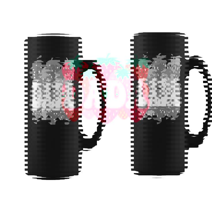 Dada Of The Berry First Birthday Strawberry Family Matching Coffee Mug