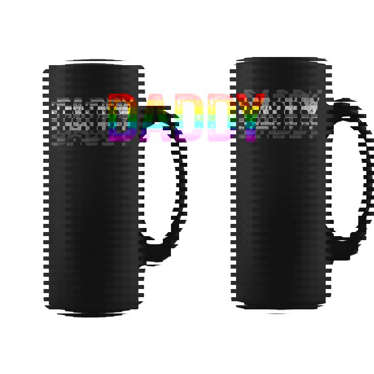 Daddy Gay Pride Month LGBTQ Fathers Day Rainbow Flag Queer Tank Top Graphic Print Coffee Mug