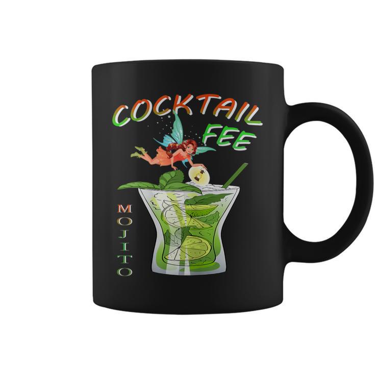 Damen Cocktail Fee Kostüm Tassen