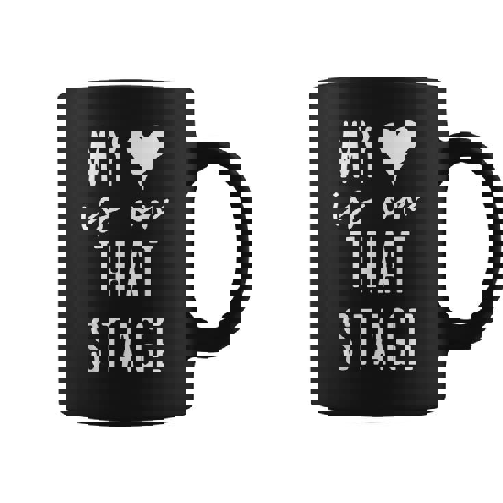 Dance Mom Retro My Heart Is On That Stage Dance Recital Coffee Mug