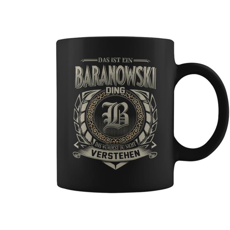 Das Ist Ein Baranowski Ding Baranowski Name Tassen