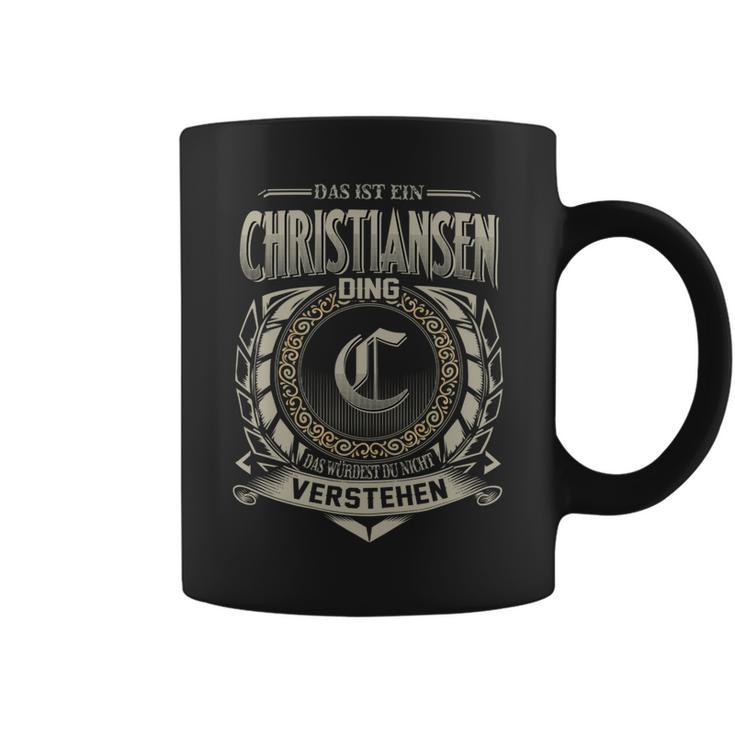 Das Ist Ein Christiansen Ding Christiansen Name Tassen