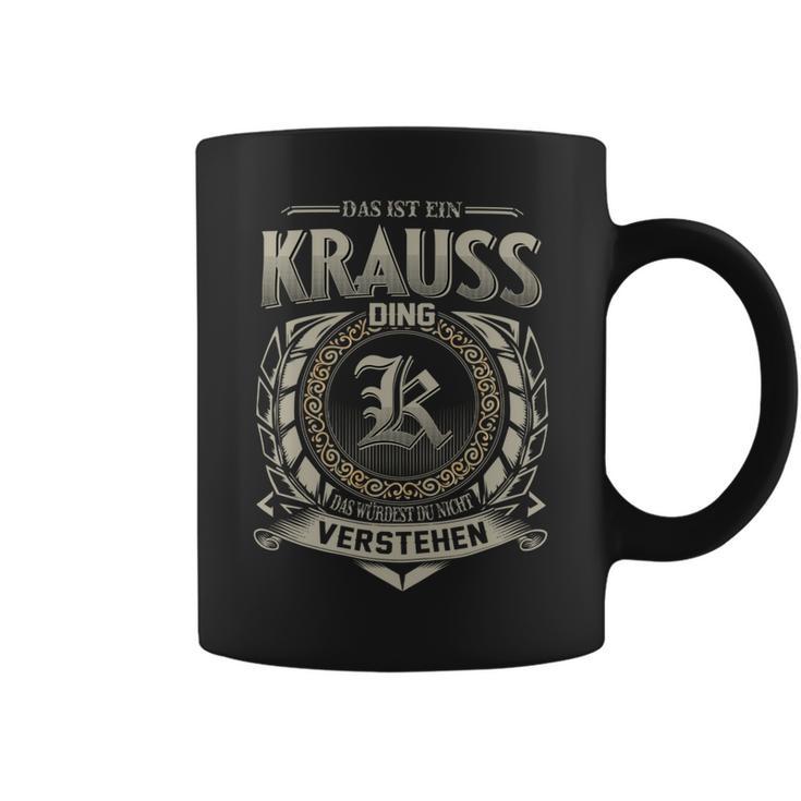 Das Ist Ein Krauss Ding Krauss Name Tassen