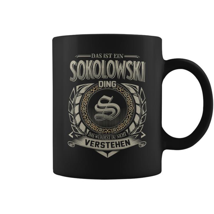 Das Ist Ein Sokolowski Ding Sokolowski Name Tassen