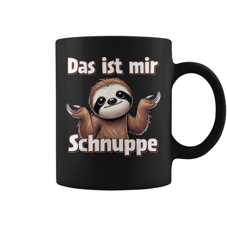 Das Ist Mir Schnuppe Sloth Motif With Sloth Tassen