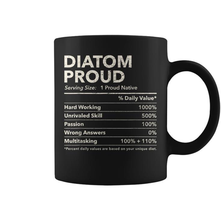 Diatom Nevada Proud Nutrition Facts Graphic Print Coffee Mug