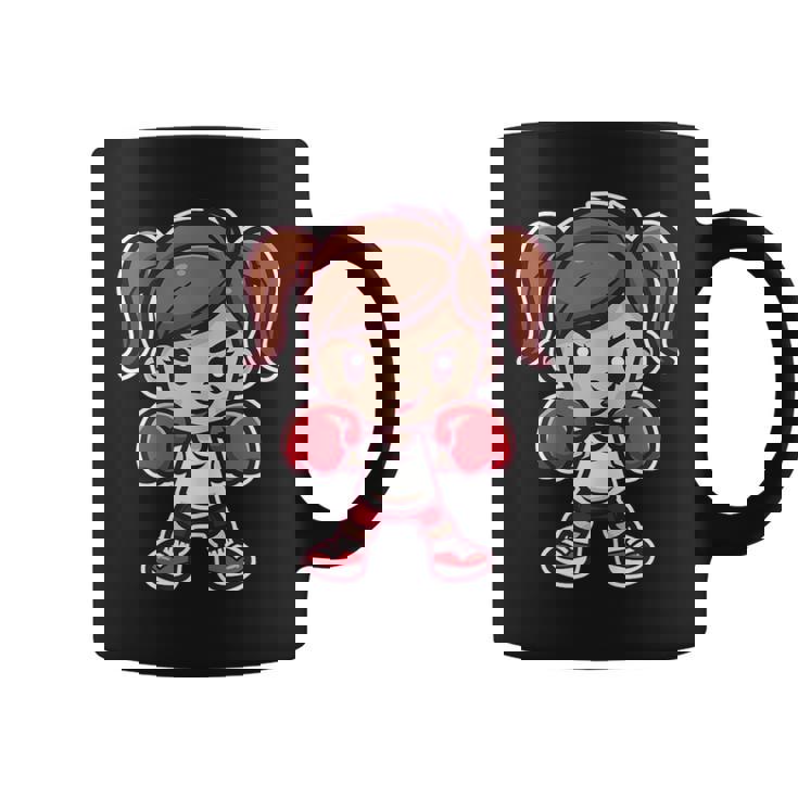 Dibujos Animados De Boxeo Para Niñas Taza de café