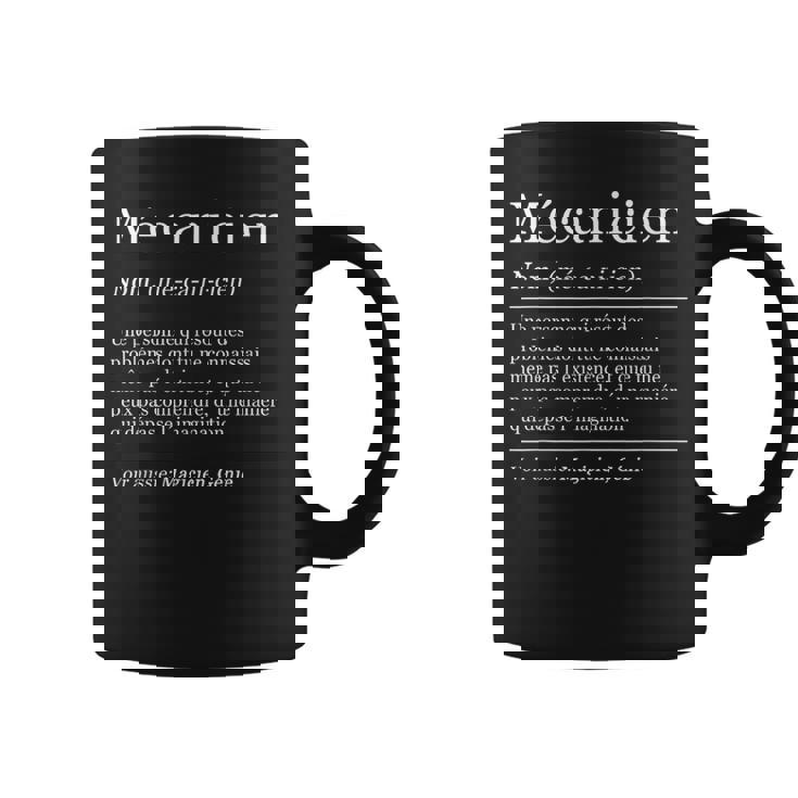 Tasse à Café En Allemand Comme Cadeau Pour La Mécanique