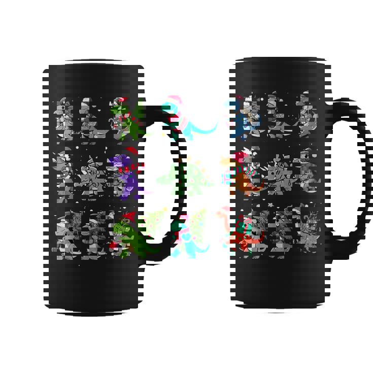 Dinosaur T-Rex Tree Christmas Sweater Xmas Pet Dino Trex Coffee Mug