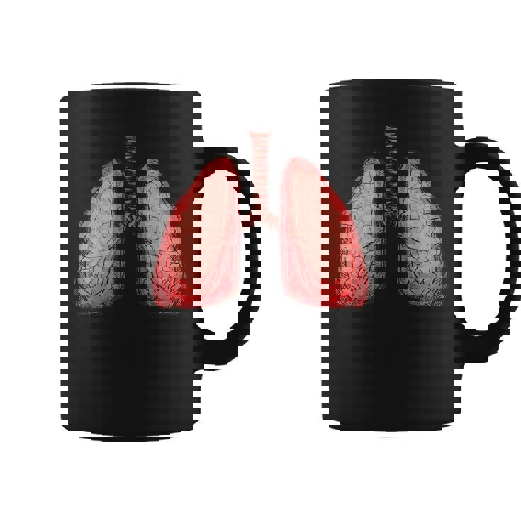 Disfraces De Grupo De Anatomía De Órganos Del Cuerpo Humano Disfraz De Pulmones Taza de café