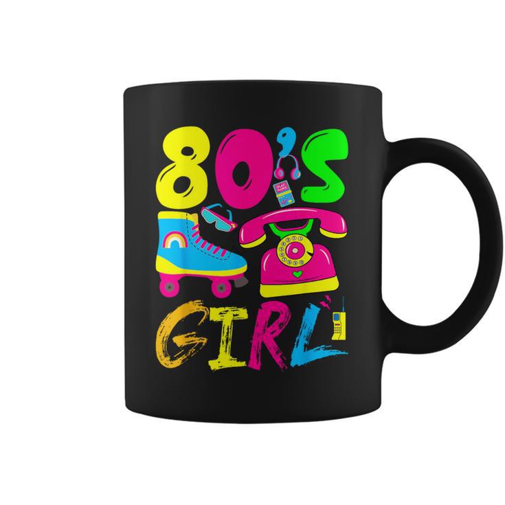 Disfraz De Los Años 80 Para Niña De Los Años 80 Taza de café