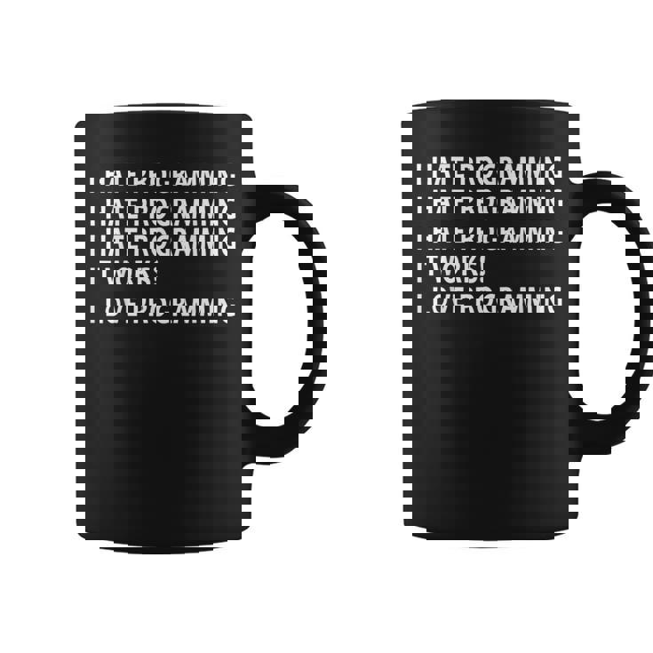 Divertido Odio Programar El Regalo De Codificación Para El Programador Taza de café